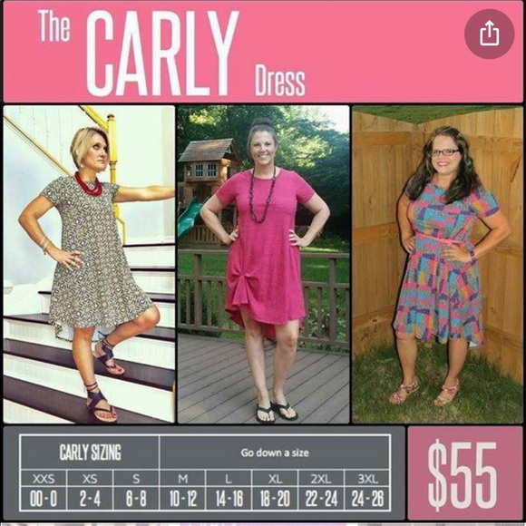 Xxs Lularoe Carly🌺 - Picture 5 of 5